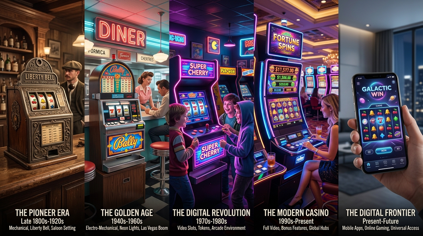 Sejarah Lengkap Permainan Slot: Dari Mesin Mekanis Kuno hingga Slot Digital Modern